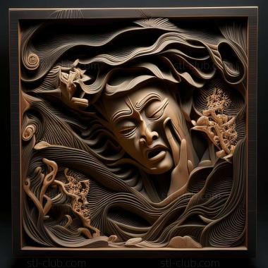 3D model japanese art (STL)